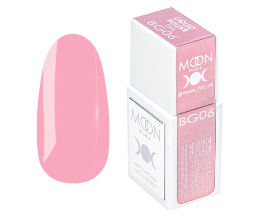 Изображение  Modeling gel Moon Full Liquid Builder Gel №BG06, 15 ml, Volume (ml, g): 15, Color No.: BG06