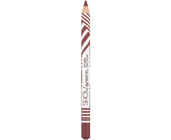 Изображение  Pastel Show By Pastel Long Lasting Lip Liner Pencil 210, 1.14 g, Volume (ml, g): 1.14, Color No.: 210