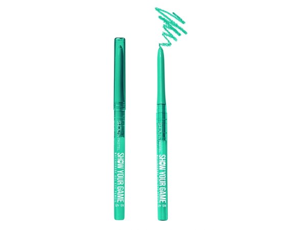 Изображение  Waterproof gel eye pencil Pastel Show Your Game Waterproof Gel Eye Pencil 411, 0.28 g, Volume (ml, g): 0.28, Color No.: 411