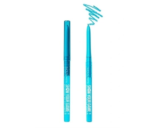 Изображение  Waterproof gel eye pencil Pastel Show Your Game Waterproof Gel Eye Pencil 412, 0.28 g, Volume (ml, g): 0.28, Color No.: 412