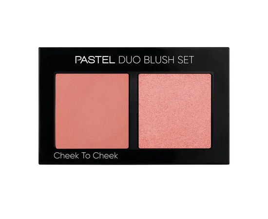 Изображение  Набор румян для лица Pastel Duo Blush Set Cheek To Cheek 10 Hot Pink, 2*4.3 г