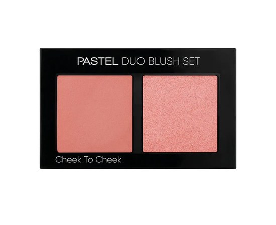 Зображення  Набір рум'ян для обличчя Pastel Duo Blush Set Cheek To Cheek 10 Hot Pink, 2*4.3 г