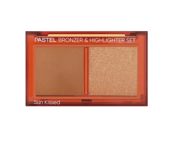 Изображение  Bronzer and highlighter 2 in 1 for the face Pastel Profashion Bronzer & Highlighter Set Sun Kissed 02, 2*4.3 g, Volume (ml, g): 4.3, Color No.: 2