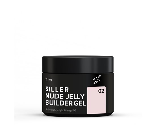 Изображение  Гель - желе моделирующий Siller Nude Jelly Builder Gel №02, 15 мл, Объем (мл, г): 15, Цвет №: 02