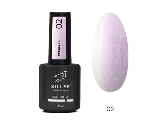 Изображение  Гель для ногтей Siller Pearl Gel №02, 15 мл, Объем (мл, г): 15, Цвет №: 02