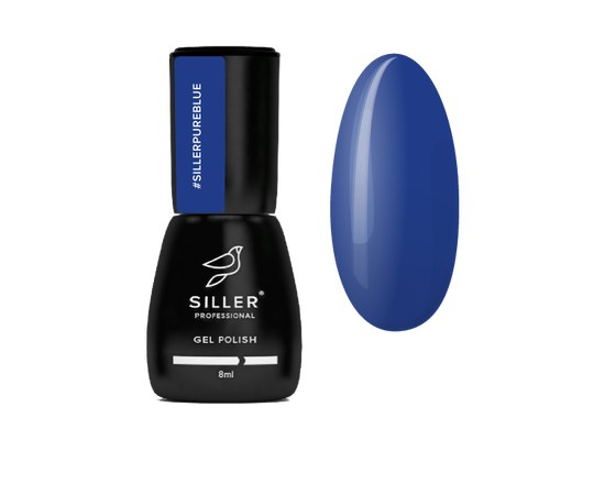 Изображение  Gel nail polish Siller Pure Blue, 8 ml, Volume (ml, g): 8, Color No.: Blue