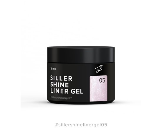 Изображение  Modeling jelly gel Siller Shine Liner Gel No. 05, 15 ml, Volume (ml, g): 15, Color No.: 5