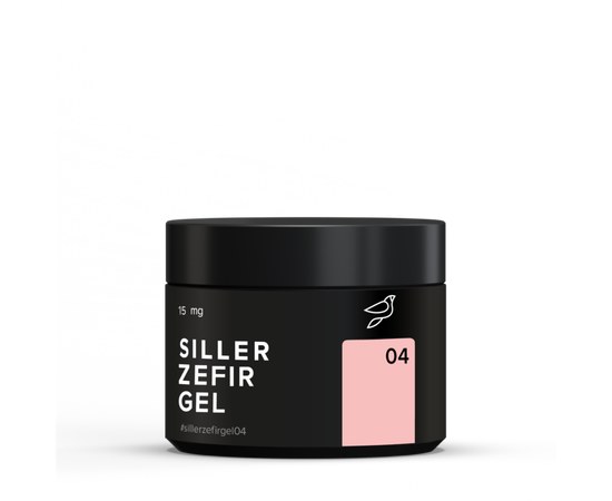 Изображение  Гель для ногтей Siller Zefir Gel №04, 15 мл, Объем (мл, г): 15, Цвет: 04