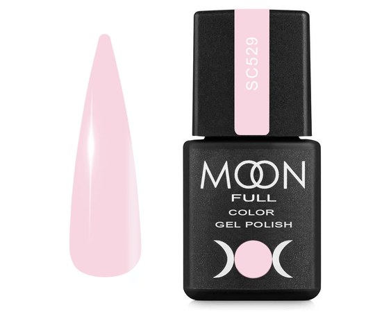 Изображение  Gel nail polish Moon Full Color Gel Polish №SC529 pale pink, 8 ml, Volume (ml, g): 8, Color No.: SC529