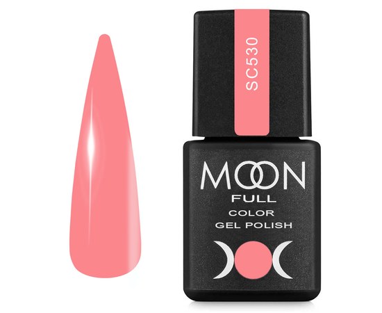 Изображение  Gel nail polish Moon Full Color Gel Polish №SC530 pink, 8 ml, Volume (ml, g): 8, Color No.: SC530