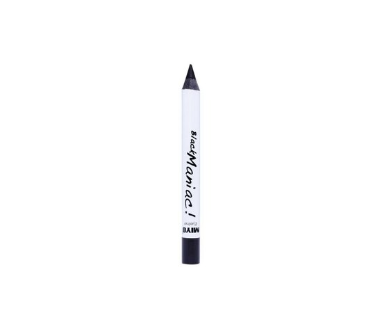 Зображення  Підводка олівець для очей Miyo Eyeliner Black Maniac чорна, 3.6 г, Об'єм (мл, г): 3.6, Цвет №: Black Maniac