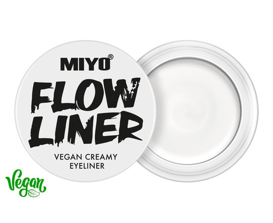 Зображення  Підводка крем для очей Miyo Flow Liner Vegan Creamy Eyeliner 2, 5 г, Об'єм (мл, г): 5, Варіант: 2