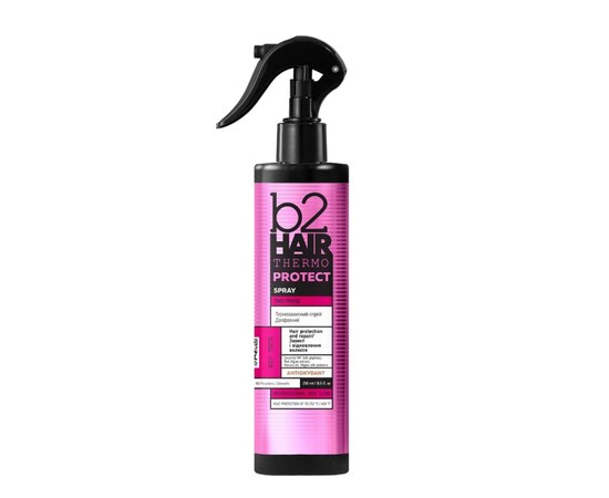 Изображение  Спрей термозащитный двухфазный для волос b2Hair Thermo Protect Spray, 250 мл