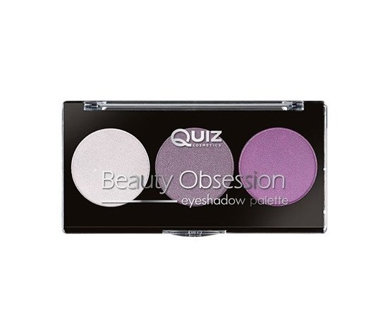 Зображення  Палетка тіней для повік Quiz Cosmetics Beauty Obssesion Eyeshadow Palette 02, 10 г, Об'єм (мл, г): 10, Цвет №: 02