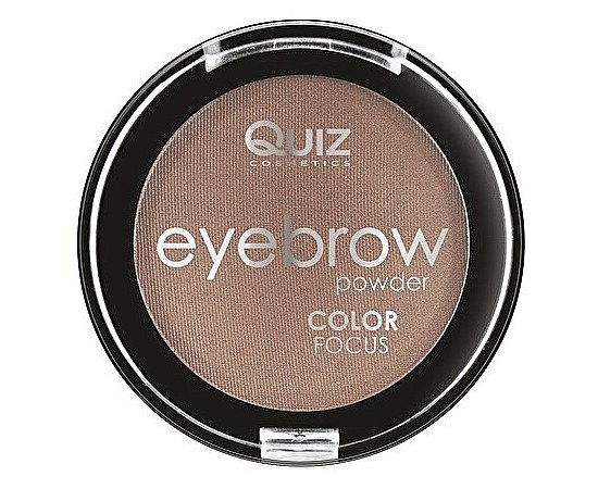 Изображение  Тени-пудра для бровей Quiz Cosmetics Eyebrow Powder 01, 4 г, Объем (мл, г): 4, Цвет №: 01