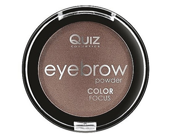 Изображение  Eyebrow powder Quiz Cosmetics Eyebrow Powder 02, 4 g, Volume (ml, g): 4, Color No.: 2