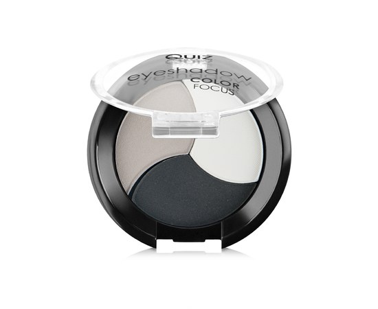 Зображення  Тіні для повік Quiz Cosmetics Color Focus Eyeshadow Matte 3-колірні 360, 4 г, Об'єм (мл, г): 4, Цвет №: 360