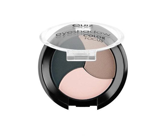 Зображення  Тіні для повік Quiz Cosmetics Color Focus Eyeshadow Matte 3-колірні 362, 4 г, Об'єм (мл, г): 4, Цвет №: 362