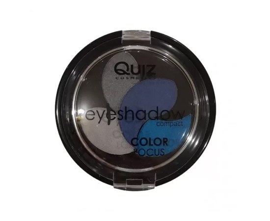 Зображення  Тіні для повік Quiz Cosmetics Color Focus Eyeshadow 4-колірні 400, 4 г, Об'єм (мл, г): 4, Цвет №: 400