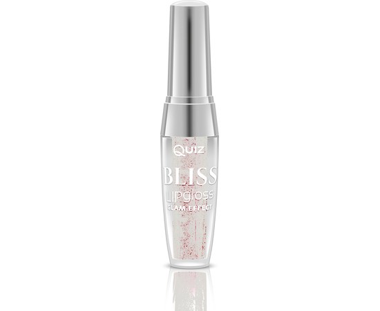 Изображение  Lip gloss Quiz Cosmetics Bliss Lip Gloss Glam Effect Bliss 10 Silver Gold, 3 ml, Volume (ml, g): 3, Color No.: 10