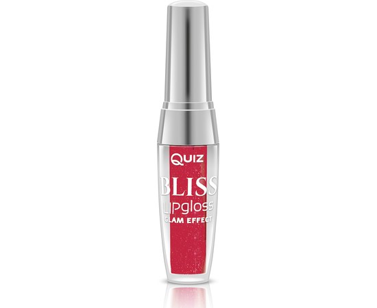 Зображення  Блиск для губ Quiz Cosmetics Bliss Lip Gloss Glam Effect Блаженство 13 Sunny Currant, 3 мл, Об'єм (мл, г): 3, Цвет №: 13