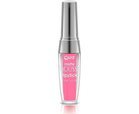 Изображение  Жидкая матовая помада для губ Quiz Cosmetics Matte Musse Liquid Lipstick 80 Nude Illusion, 2.5 мл, Объем (мл, г): 2.5, Цвет №: 80