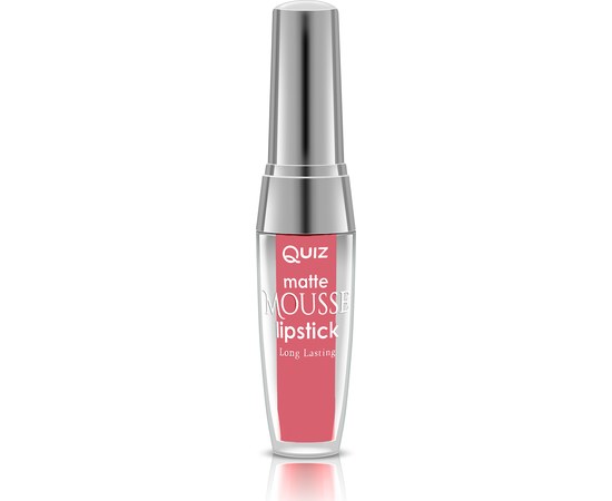Зображення  Рідка матова помада для губ Quiz Cosmetics Matte Musse Liquid Lipstick 81 Pure Elegance, 2.5 мл, Об'єм (мл, г): 2.5, Цвет №: 81