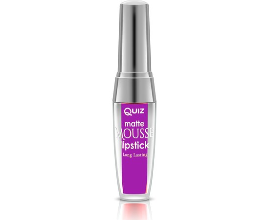 Изображение  Жидкая матовая помада для губ Quiz Cosmetics Matte Musse Liquid Lipstick 84 Velvet Plum, 2.5 мл, Объем (мл, г): 2.5, Цвет №: 84