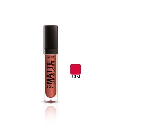 Изображение  Lip gloss Quiz Cosmetics Joli Color Matte Lipgloss 88M, 6 ml, Volume (ml, g): 6, Color No.: 88М