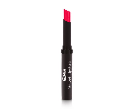 Зображення  Стійка помада для губ Quiz Cosmetics Velvet Lipstick Long Lasting 111 Ripe Papaya, 3 г, Об'єм (мл, г): 3, Цвет №: 111