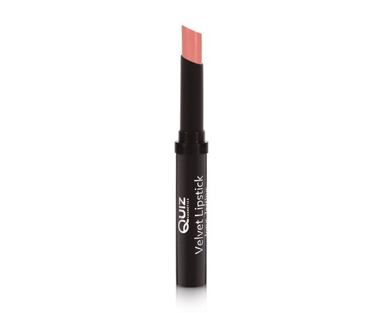 Изображение  Устойчивая помада для губ Quiz Cosmetics Velvet Lipstick Long Lasting 100 Caramel Glam, 3 г, Объем (мл, г): 3, Цвет №: 100