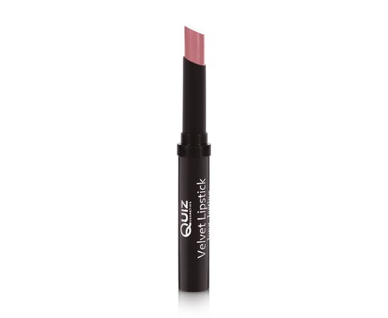 Зображення  Стійка помада для губ Quiz Cosmetics Velvet Lipstick Long Lasting 101 Truffle, 3 г, Об'єм (мл, г): 3, Цвет №: 101