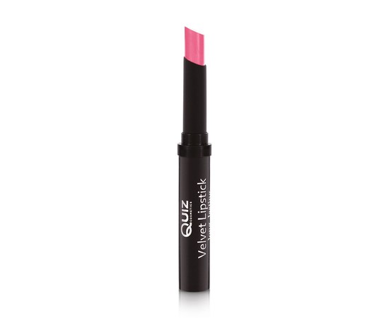 Зображення  Стійка помада для губ Quiz Cosmetics Velvet Lipstick Long Lasting 105 Summer Pink, 3 г, Об'єм (мл, г): 3, Цвет №: 105