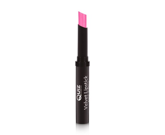 Зображення  Стійка помада для губ Quiz Cosmetics Velvet Lipstick Long Lasting 106 Sunset Pink, 3 г, Об'єм (мл, г): 3, Цвет №: 106