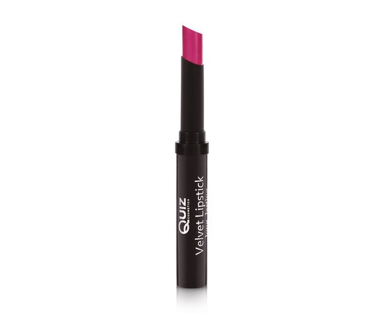Зображення  Стійка помада для губ Quiz Cosmetics Velvet Lipstick Long Lasting 108 Charming Pink, 3 г, Об'єм (мл, г): 3, Цвет №: 108