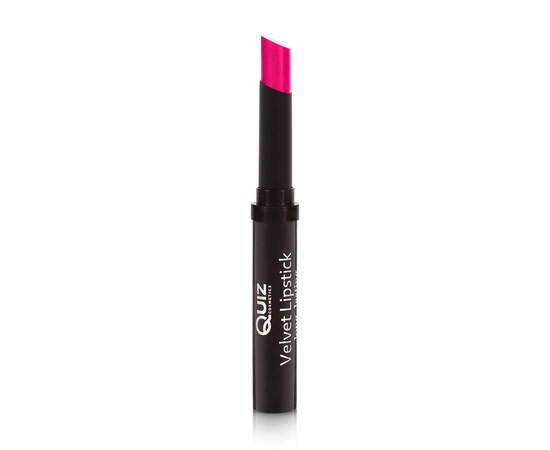 Зображення  Стійка помада для губ Quiz Cosmetics Velvet Lipstick Long Lasting 109 Velvet Plum, 3 г, Об'єм (мл, г): 3, Цвет №: 109