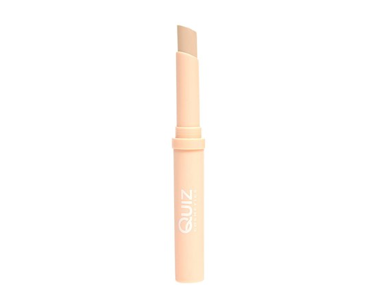 Зображення  Тонкий консилер-стік для обличчя Quiz Cosmetics Concealer Stick Slim 02, 3 г, Об'єм (мл, г): 3, Цвет №: 02