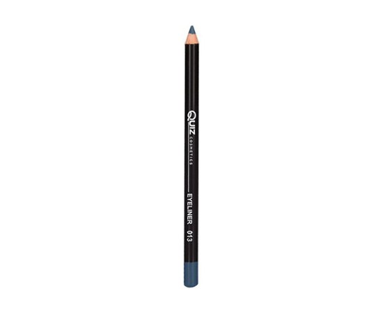 Зображення  Олівець для очей Quiz Cosmetics Eye Pencil 013 синій, 4 г, Об'єм (мл, г): 4, Цвет №: 013
