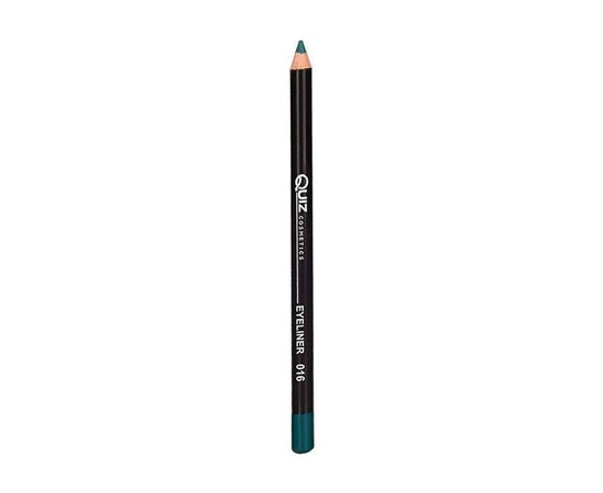 Зображення  Олівець для очей Quiz Cosmetics Eye Pencil 016 зелений, 4 г, Об'єм (мл, г): 4, Цвет №: 016