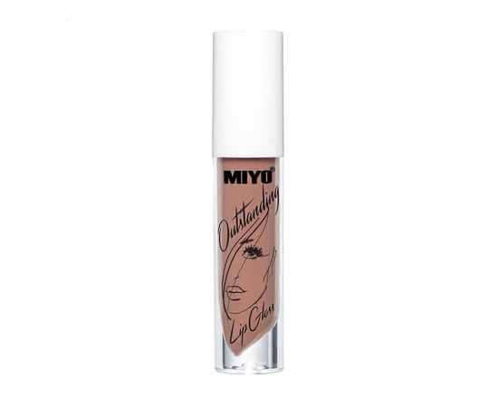 Зображення  Блиск для губ Miyo Outstanding Lip Gloss 31 Biscuit, 4 мл, Об'єм (мл, г): 4, Варіант: 31