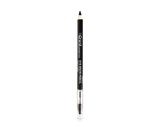 Зображення  Олівець для брів Quiz Cosmetics Eye Brow Pencil 02 графітовий, 0.7 г, Об'єм (мл, г): 0.7, Цвет №: 02