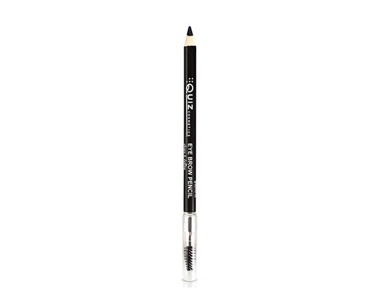 Зображення  Олівець для брів Quiz Cosmetics Eye Brow Pencil 02 графітовий, 0.7 г, Об'єм (мл, г): 0.7, Колір: 02