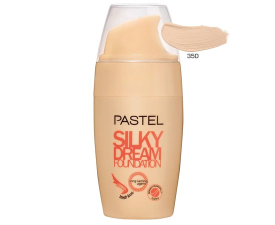 Зображення  Тональна основа для обличчя Pastel Silky Dream Foundation 350, 30 мл, Об'єм (мл, г): 30, Цвет №: 350