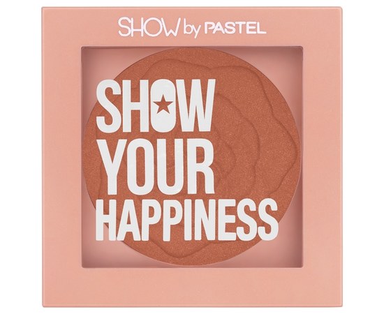 Зображення  Рум'яна для обличчя Pastel Show Your Happiness Blush 204, 4.2 г, Об'єм (мл, г): 4.2, Цвет №: 204