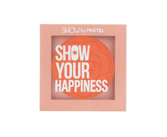 Зображення  Рум'яна для обличчя Pastel Show Your Happiness Blush 206, 4.2 г, Об'єм (мл, г): 4.2, Цвет №: 206