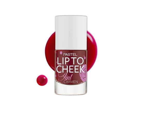 Изображение  Тинт для губ и щек Pastel Lip To Cheek Tint 01 Carmen, 9.6 мл, Объем (мл, г): 4.1, Цвет №: 01
