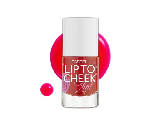 Зображення  Тінт для губ та щік Pastel Lip To Cheek Tint 02 Lolita, 9.6 мл, Об'єм (мл, г): 4.1, Цвет №: 02