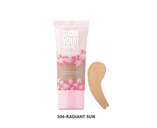 Изображение  Pastel Show Your Freshness Skin Tint Foundation 506 Radiant Sun, 30 ml, Volume (ml, g): 30, Color No.: 506