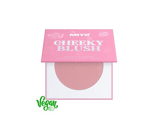 Изображение  Компактные румяна для лица Miyo Cheeky Blush Rouge Powder Delightfully Pinky Cheeks 01 Its True, 8 г, Объем (мл, г): 8, Цвет №: 01