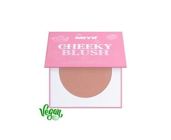 Изображение  Компактные румяна для лица Miyo Cheeky Blush Rouge Powder Delightfully Pinky Cheeks 03 False Peach, 8 г, Объем (мл, г): 8, Цвет №: 03